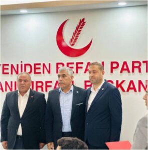 Mehmet Özal Yeniden Refah Partisi Akçakale İlçe Başkanı Oldu