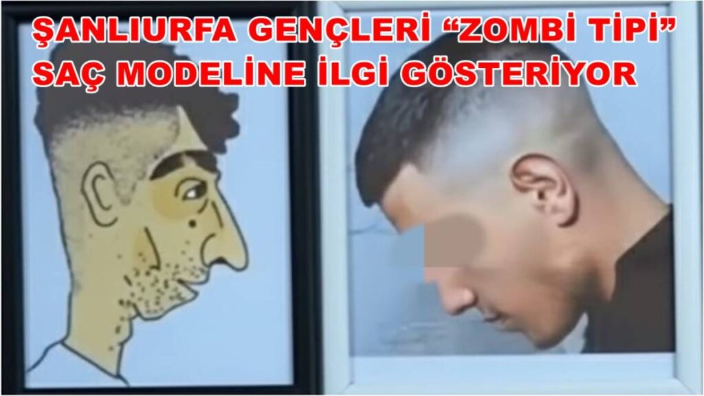 Şanlıurfa Gençleri “Zombi Tipi” Saç Modeline İlgi Gösteriyor