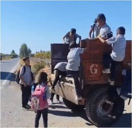 Şanlıurfa’da Öğrencilerin Zorlu Okul Yolu!