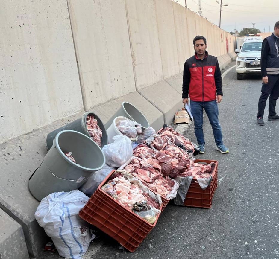 Kaçak Et Taşırken Suçüstü Yakalandılar!