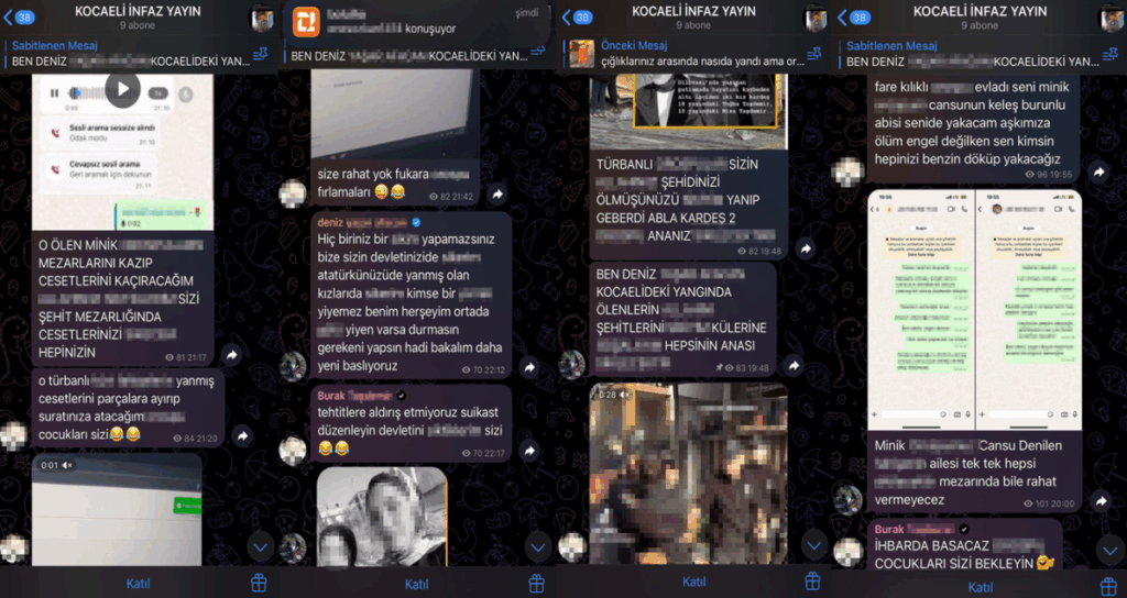 Kocaeli Yangın Faciasında Vefat Edenlere Küfürlü Paylaşımlar