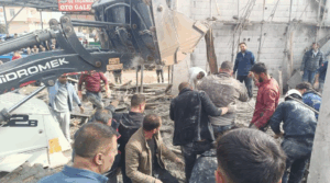 Şanlıurfa’da İnşaat Göçtü: 5 İşçi Enkaz Altında!