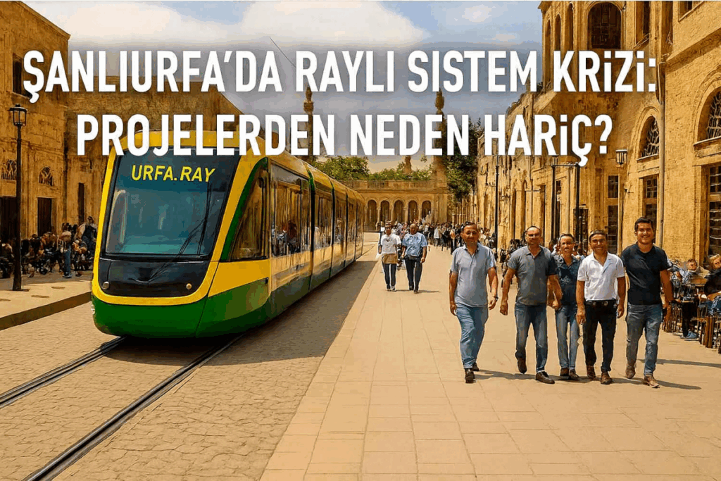 Şanlıurfa’da Raylı Sistem Krizi: Projelerden Neden Hariç?