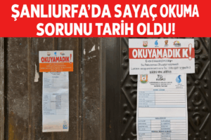 Şanlıurfa'da Sayaç Okuma Sorunu Tarih Oldu!