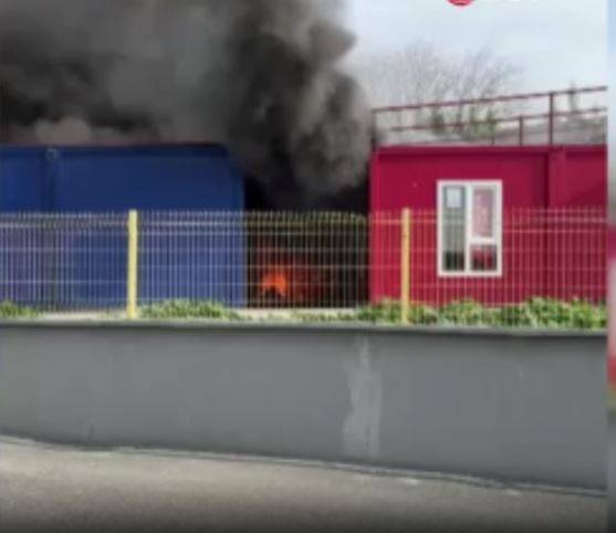 Üniversitesi'de Korkutan Yangın!