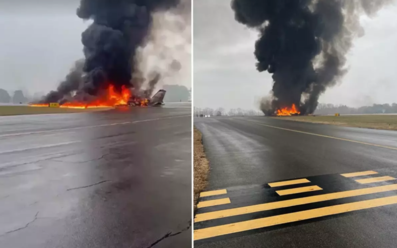 ABD’de Uçak Faciası: Cessna 550 İniş Sırasında Düştü, 5 Ölü