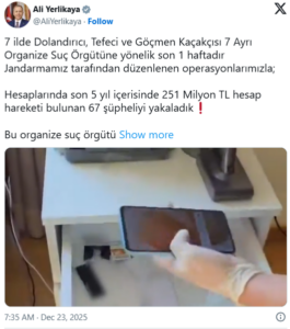 Şanlıurfa ile 7 ilde Dev Operasyon 42 Kişi Tutuklandı