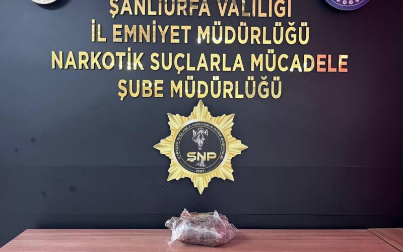 Şanlıurfa’da 2 Kilo 150 Gram Uyuşturucu Ele Geçirildi