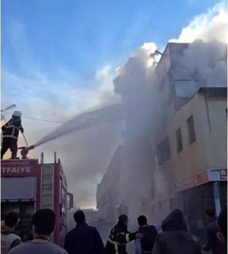 Şanlıurfa'da Alevler Halı Yıkama Atölyesini Küle Çevirdi