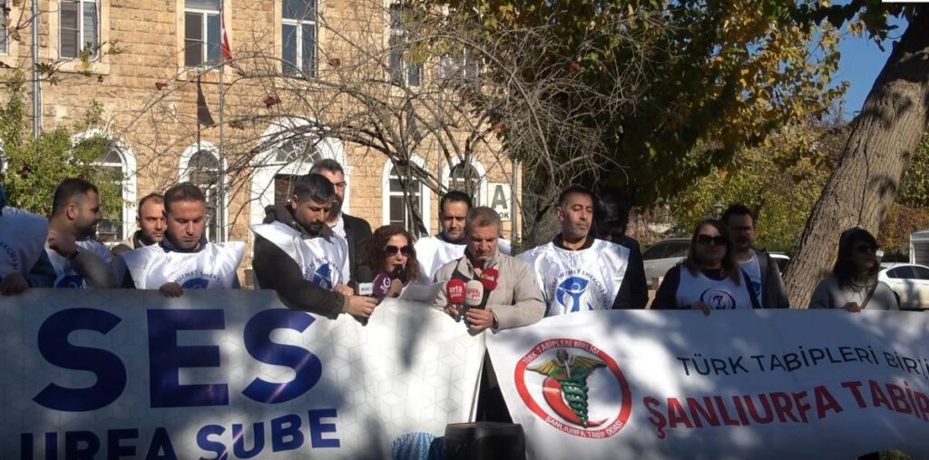 Şanlıurfa’da ASM Çalışanlarından Basın Açıklaması