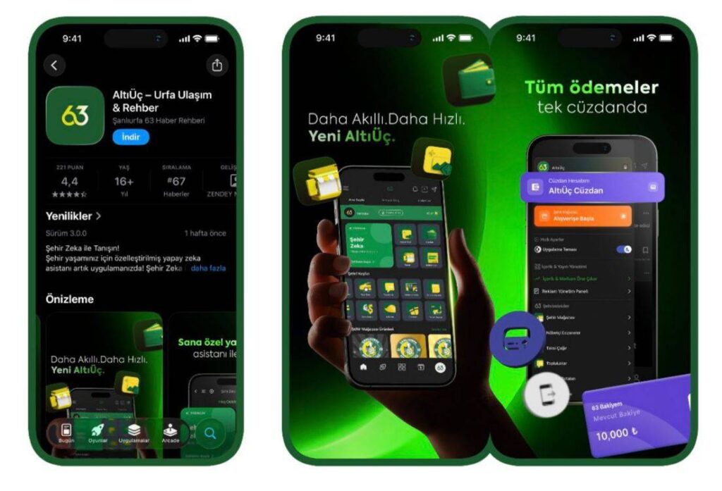 Şanlıurfa'da Günlük Hayat Tek Uygulamada Toplandı