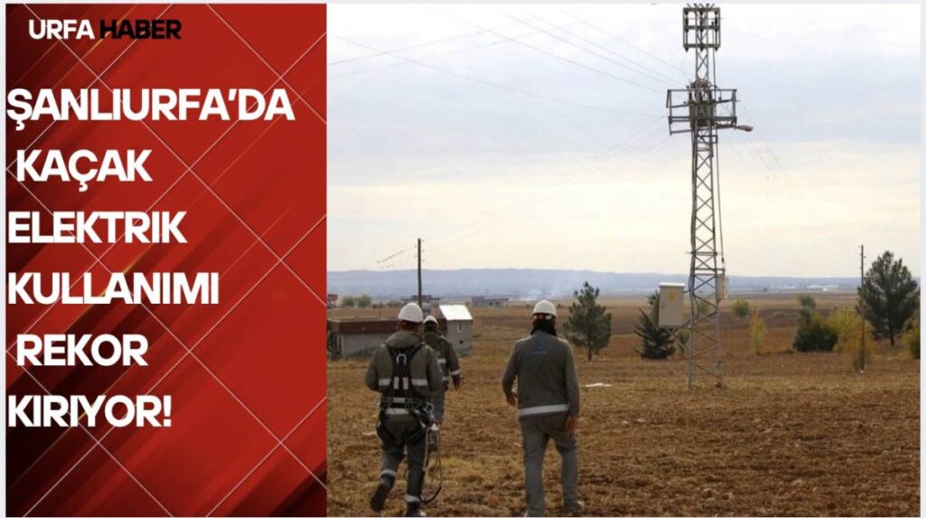 Şanlıurfa’da Kaçak Elektrik Kullanımı Rekor Kırıyor!