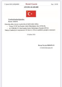 Cumhurbaşkanı Recep Tayyip Erdoğan'ın imzasıyla Adalet Bakanı ve İçişleri Bakanı değişti!