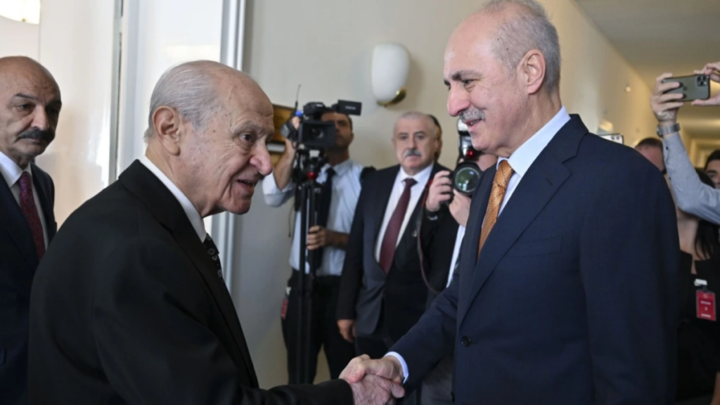 TBMM Başkanı Kurtulmuş, MHP Lideri Bahçeli’yi ziyaret etti!