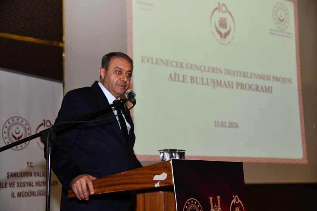 Vali Şıldak Şanlıurfa’da evlilik kredisi alan genç çiftlerle buluştu