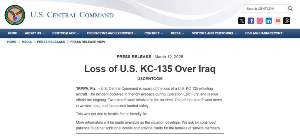 ABD'ye ait uçak Irak'ta düştü!