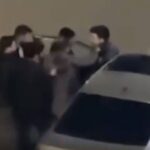 Aracından indirip sopayla dövdüler: O anlar kamerada!