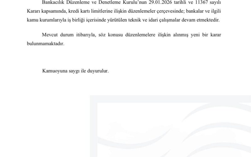 BDDK'dan kredi kartı limitlerine ilişkin önemli açıklama!