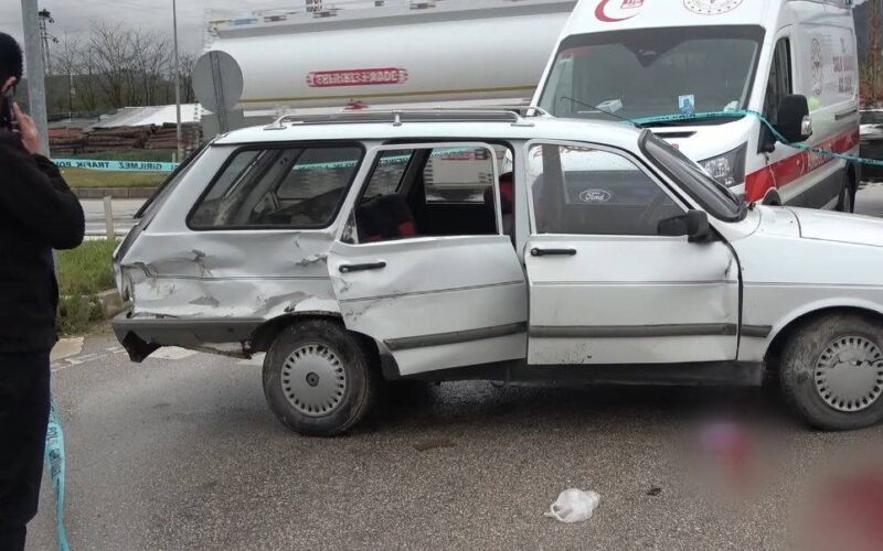 Cenaze dönüşü feci kaza: O anlar kamerada!