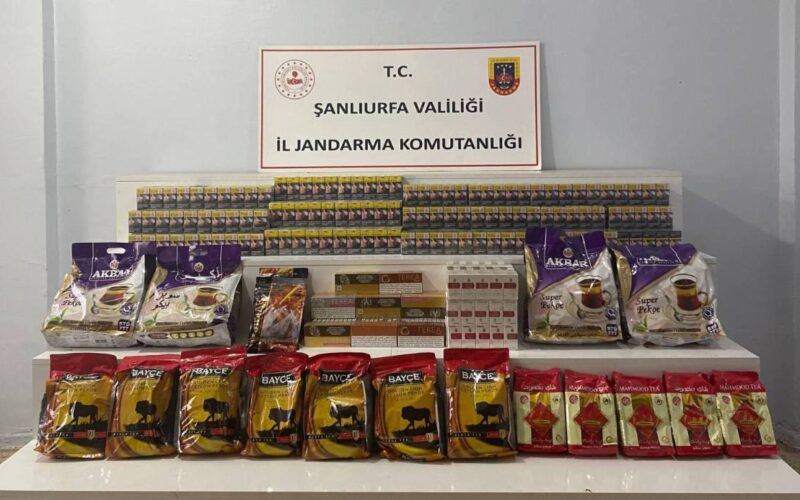 Şanlıurfa’da kaçakçılık operasyonu! Binlerce ürün ele geçirildi!