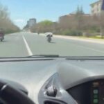 Trafikte ölümle dans: O anlar Kamerada